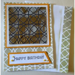 Happy birthday_matallic embossed