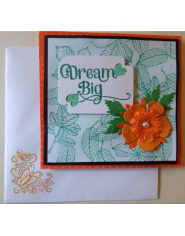 Dream big_orange flower