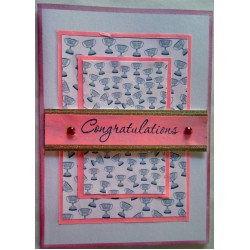 Congratulations - Pink cups