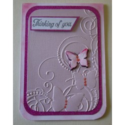 Thinking of you_pink embossed_butterflies